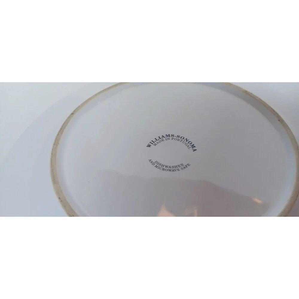 Williams Sonoma Harvest Eggplant Hand Painted Salad Plate